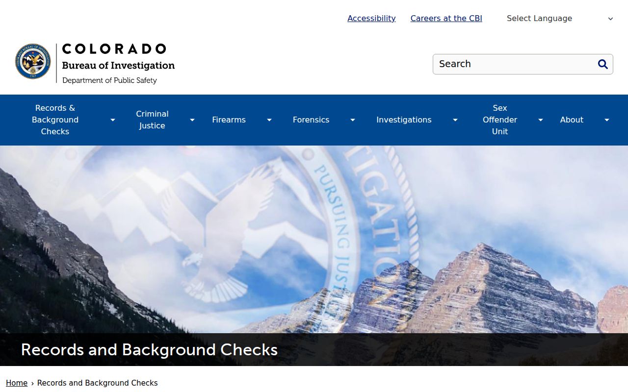 Colorado Bureau of Investigation records and background-check services