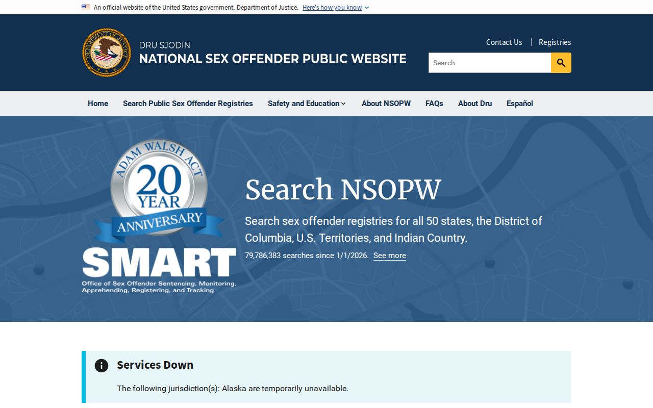 Park County sex offender search national registry